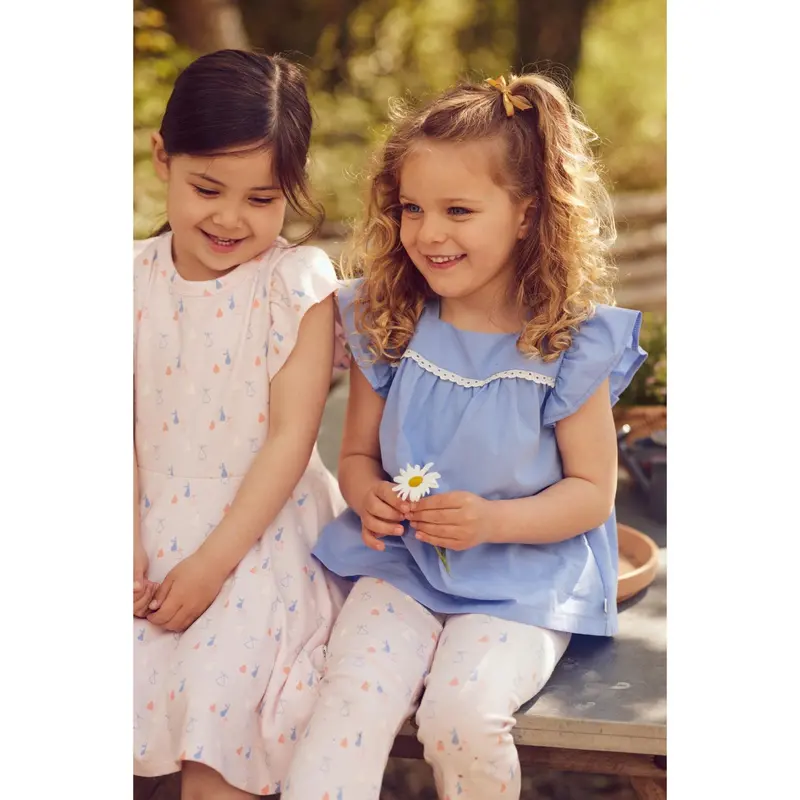 Müsli Shell Blue Poplin Flæse S/S T 3