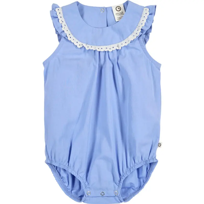 Müsli Shell Blue Poplin Wide Fit S/S Body 1