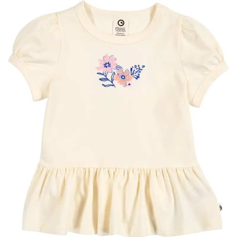 Müsli Tofu Primrose Peplum Puff S/S T 1