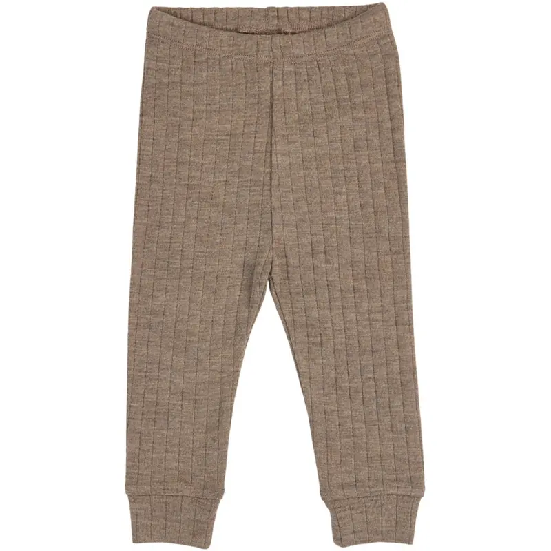 Müsli Walnut Melange Woolly Rib Cuff Bukser 1