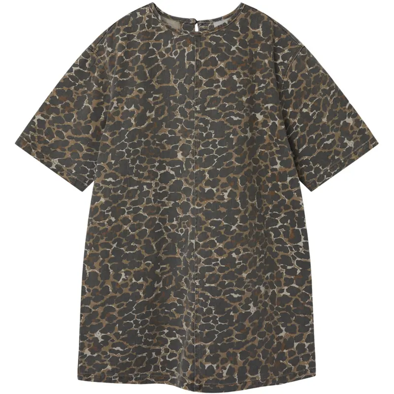 Name It Affogat Leo Washed Down Nkfleo Twill Kjole 4002-Td T 1