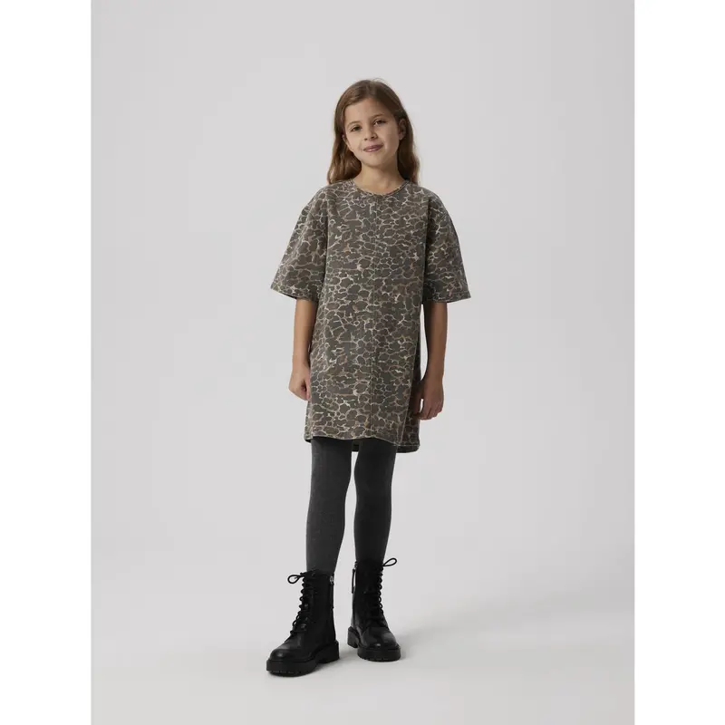 Name It Affogat Leo Washed Down Nkfleo Twill Kjole 4002-Td T 2