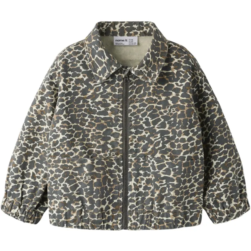 Name It Affogat Nmfolivia Twill Leo Jakke 4002-Td 1