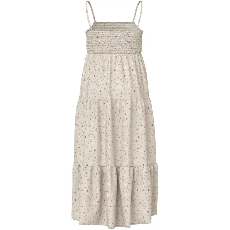 Name It Almond Milk Cute Flowers Nkfvinaya Strop Maxi Kjole 2