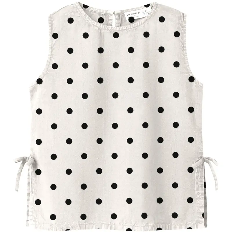 Name It Antique White Dot Nkfdot Twi Top 1559-Td 1