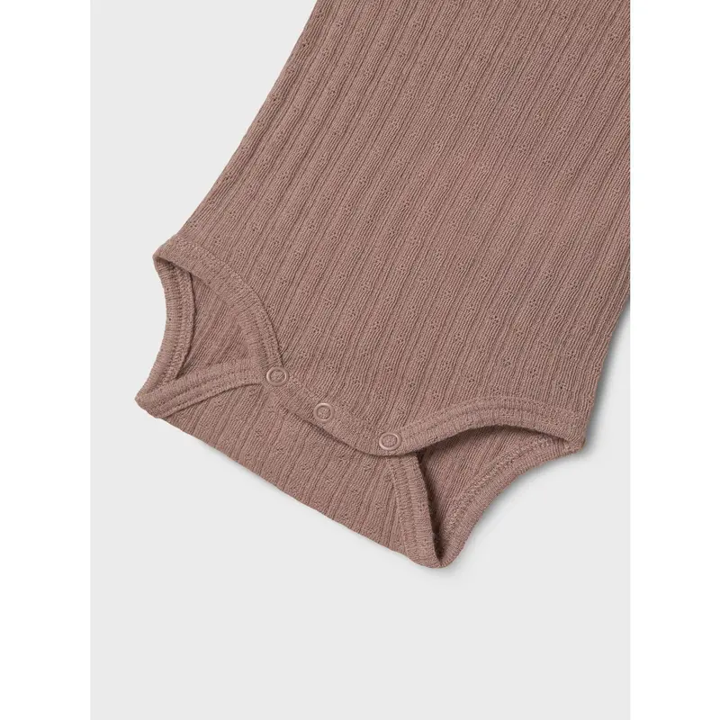 Name It Antler Nbfwossa Wo/Si Rib Ls Body 2