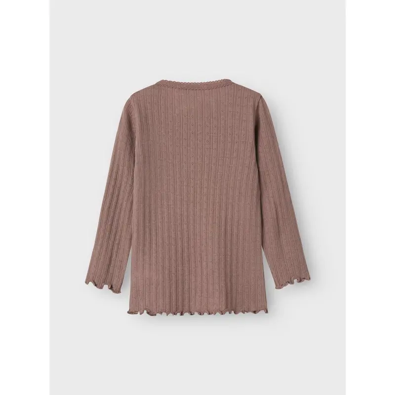 Name It Antler Nmfwossa Wo/Si Rib Ls Top 3