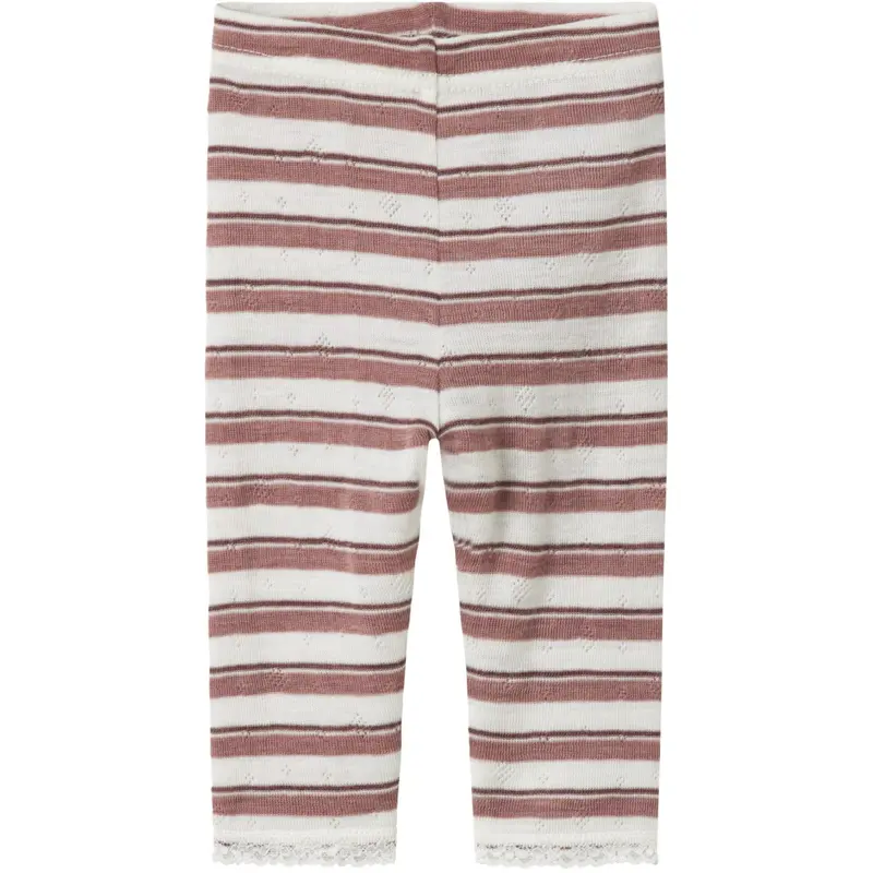 Name It Antler Snow White Nbfwang Uld Needle Leggings Noos 1