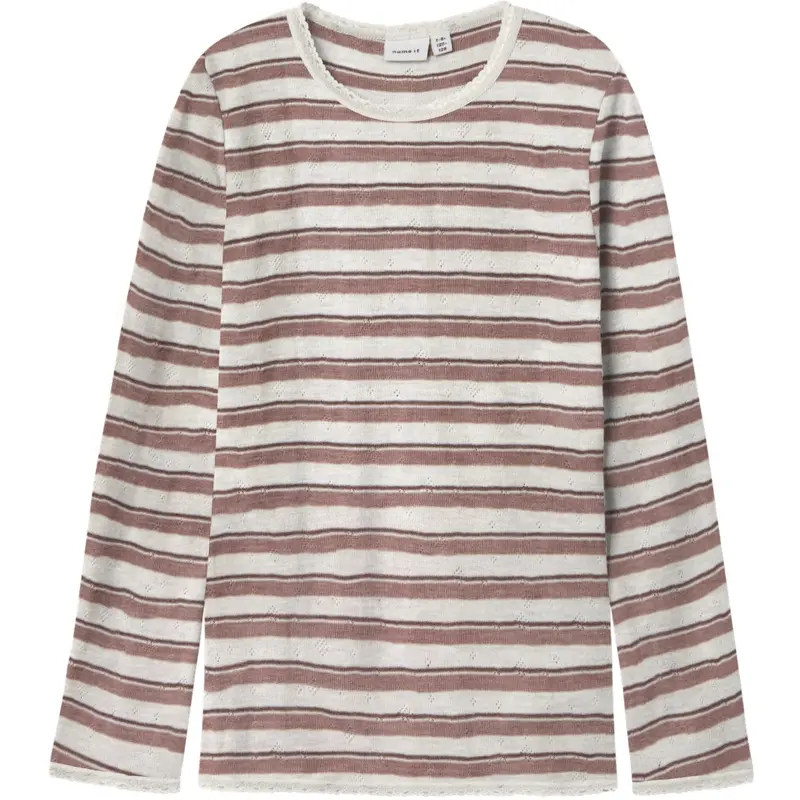 Name It Antler Snow White Nkfwang Uld Needle Ls Top 1