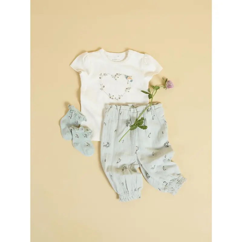 Name It Aqua Gray Hikka Bukser 2