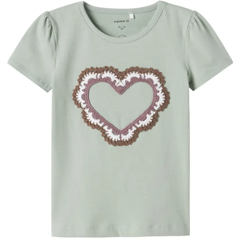 Name It Aqua Gray Jamaria T-Shirt 1