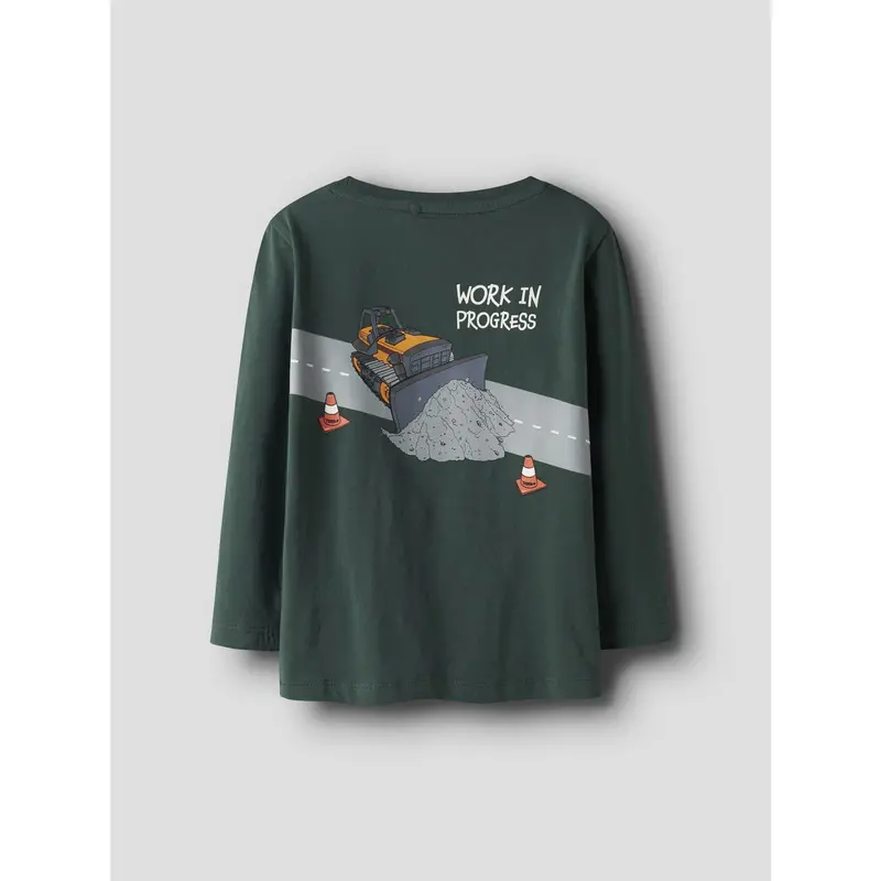 Name It Bistro Green Nmmofek Tonka Ls Nreg Top Cplg 3