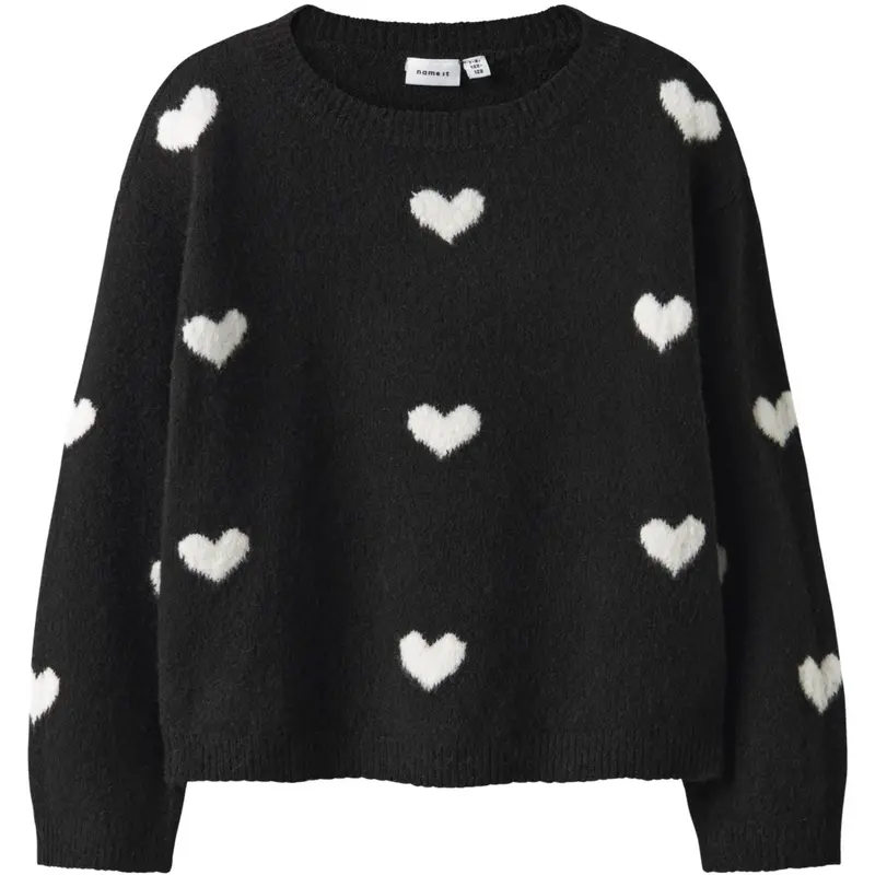 Name It Black Cloud Dancer Hearts Nkfona Ls Strik 1