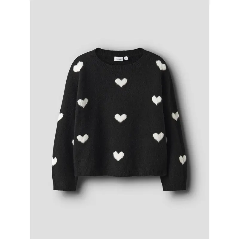 Name It Black Cloud Dancer Hearts Nkfona Ls Strik 4