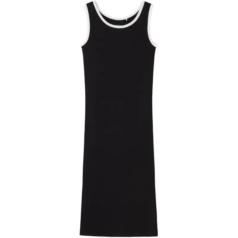 Name It Black Jally Slim Long Kjole 1