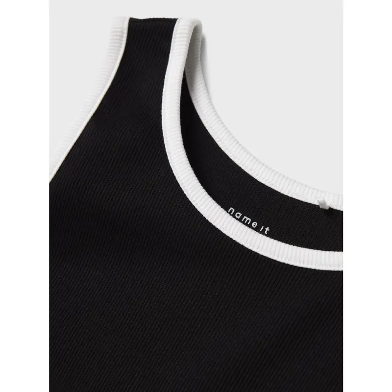 Name It Black Jally Slim Long Kjole 3