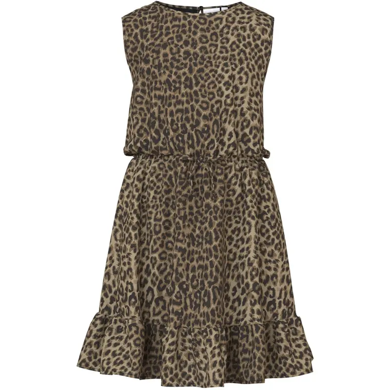 Name It Black Leopard Aop Vinaya Spencer Kjole 1