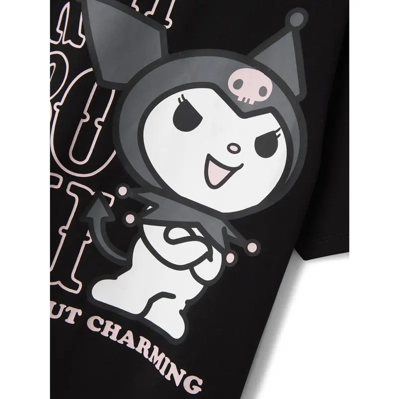Name It Black Nkfakisa Kuromi Ss Nreg Top Box Sky 4