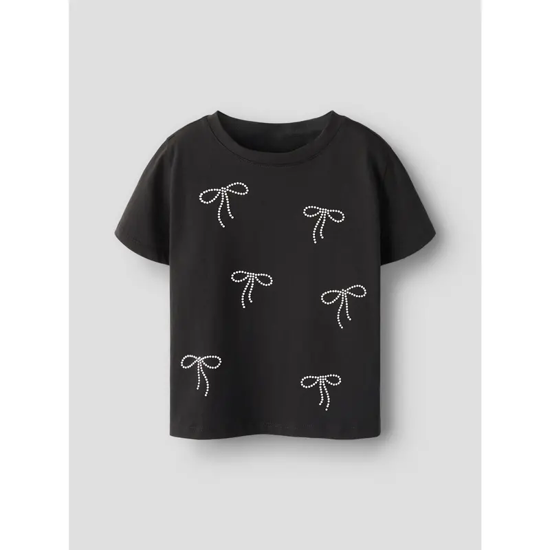 Name It Black Nkfluelle Ss Nreg Top 3