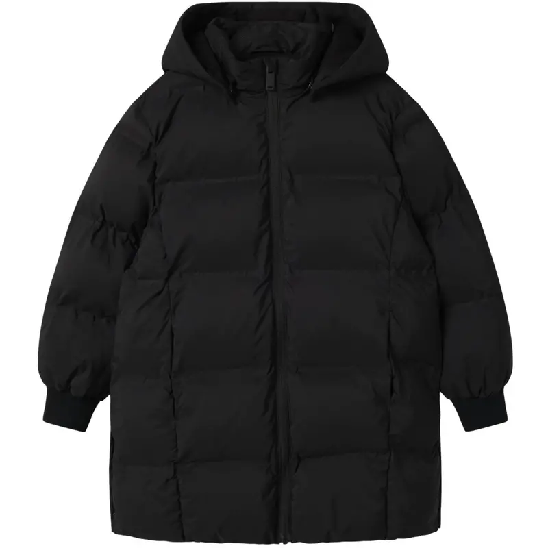 Name It Black Nkfmusk Puffer Jakke Long Tb 1