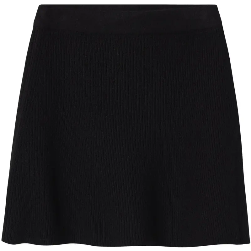 Name It Black Nkfnilla Strik Nederdel 1