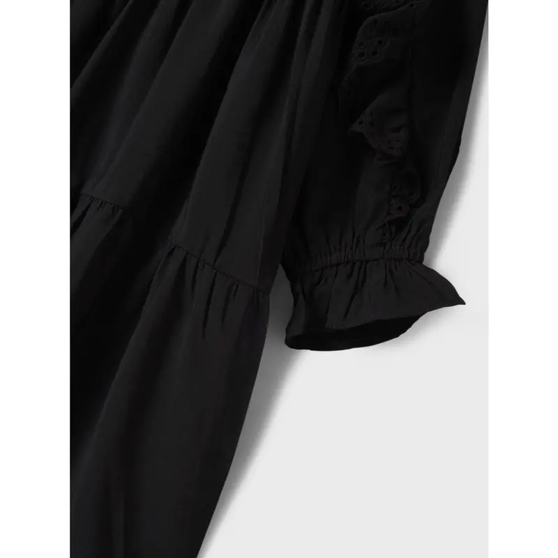 Name It Black Nkfnoparia Ls Kjole 2