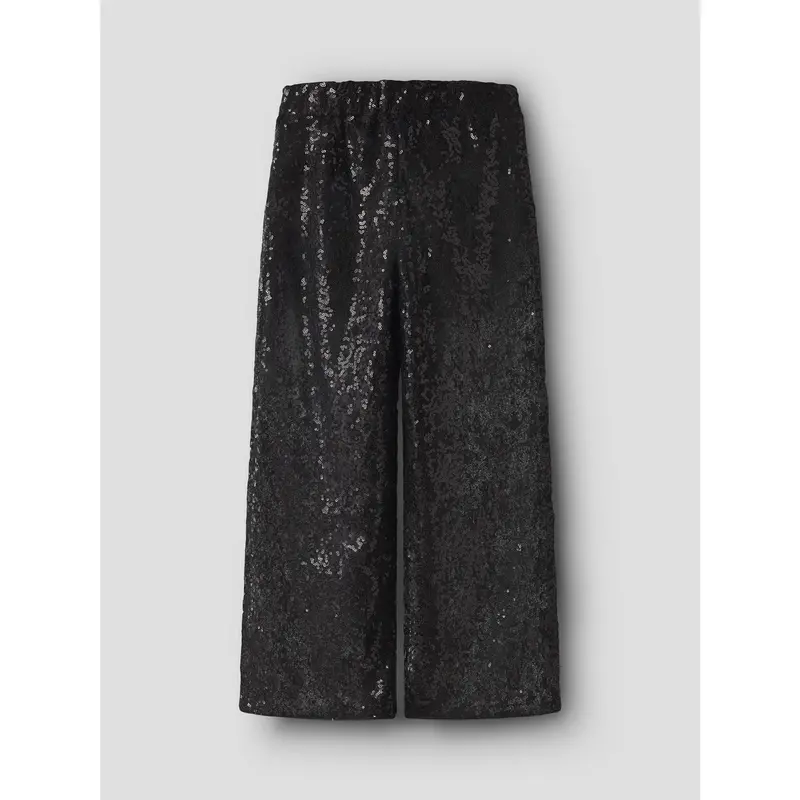 Name It Black Nkfrokia Wide Lace Bukser 4