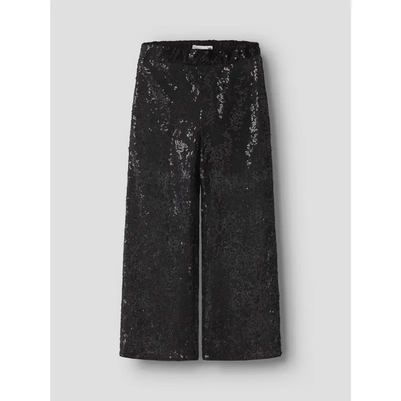 Name It Black Nkfrokia Wide Lace Bukser 5