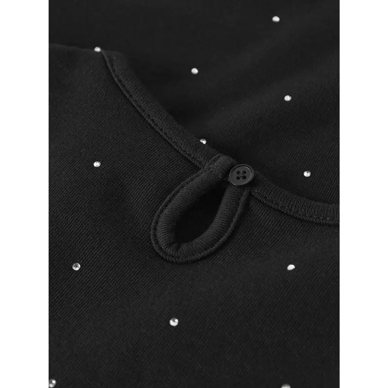 Name It Black Nkfronja Ss Sweat Kjole Bru 2
