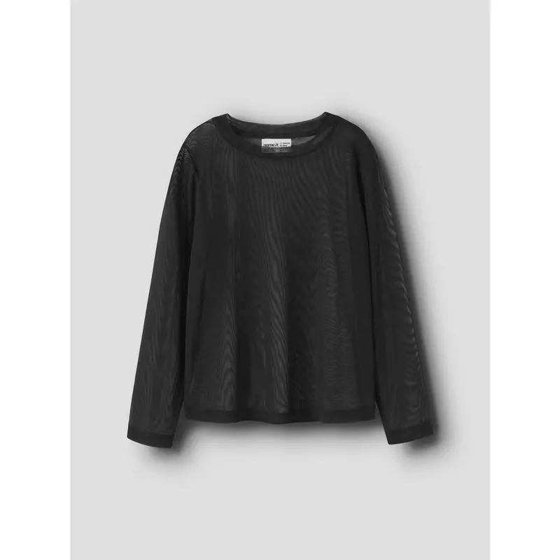 Name It Black Nkfrophelia Ls Mesh Top 3