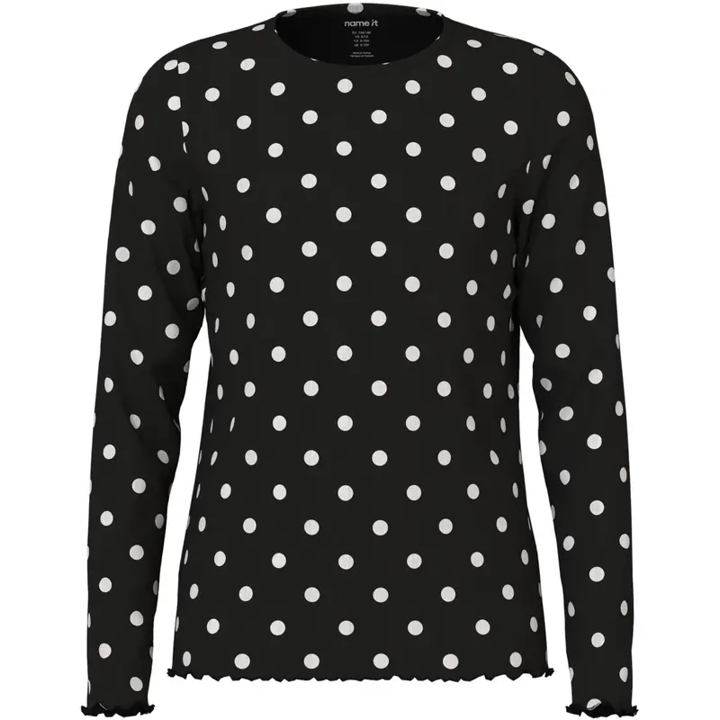 Name It Black Nkfsallie Ls Top 1
