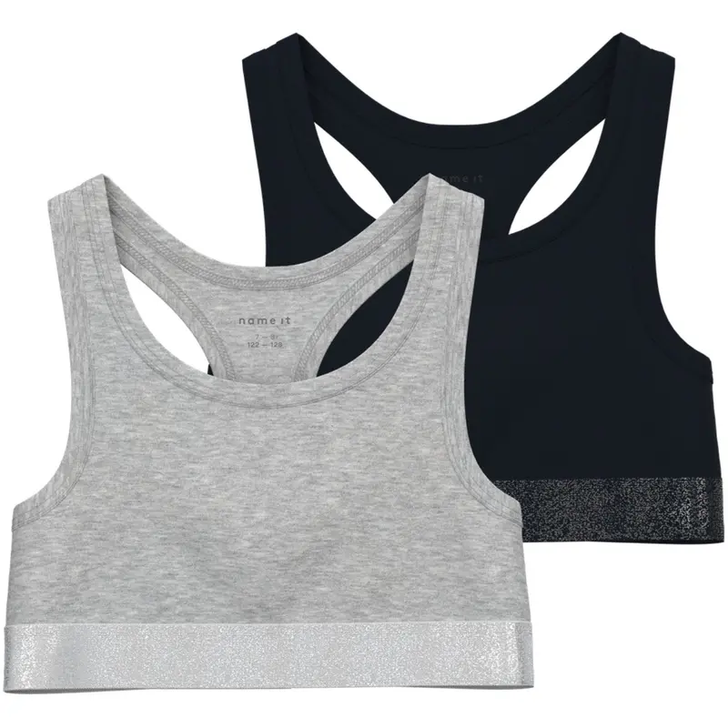 Name It Black Nkfshort Top 2P Noos 1