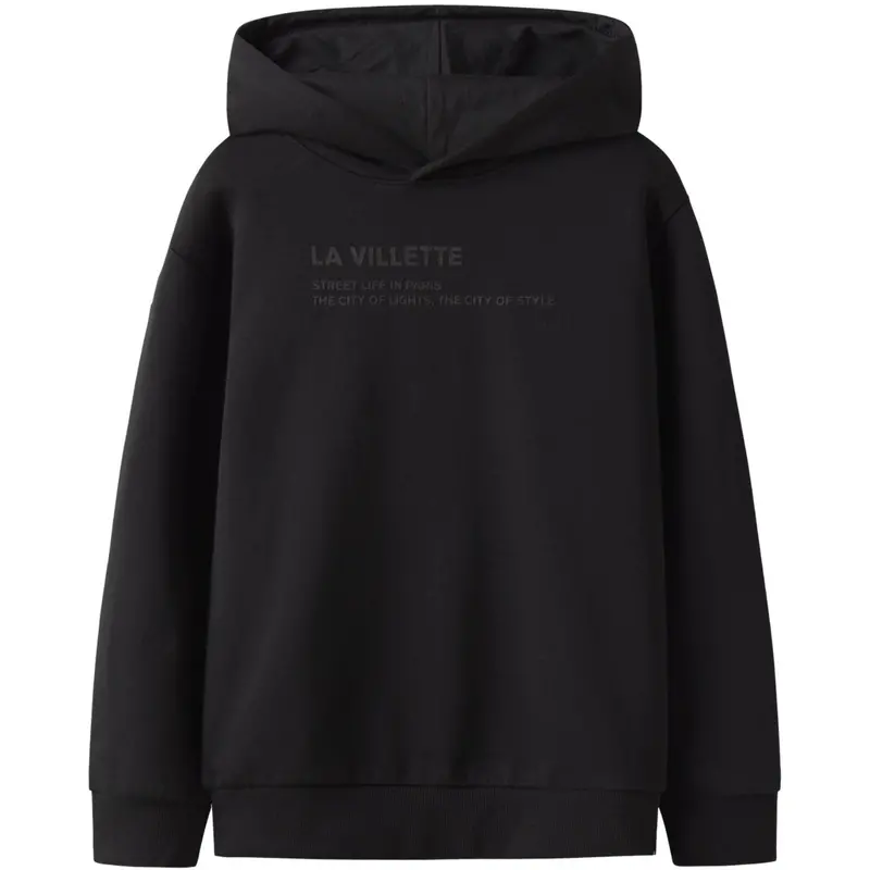 Name It Black Nkmrocco Ls Nreg Sweat Wh Bru 1
