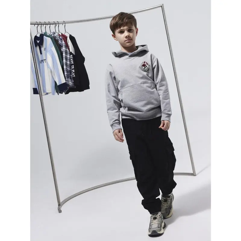 Name It Black Nkmskoma Rlx Cargo Sweat Bukser Bru 2