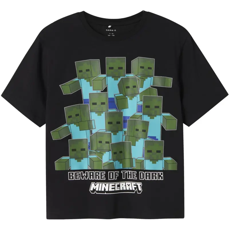 Name It Black Nkmsumba Minecraft Ss Nreg Top Box Bfu 1