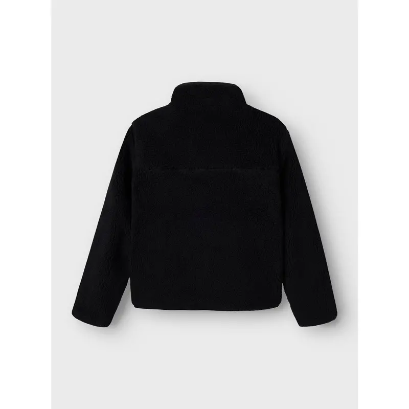 Name It Black Nknmattia Sherpa Jakke Pb 6