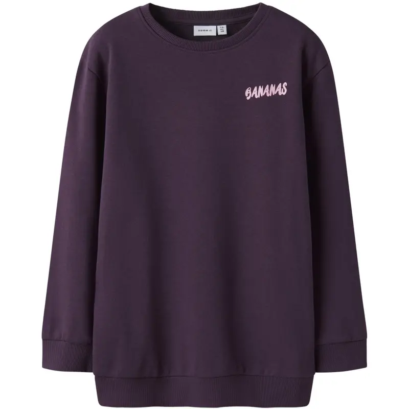 Name It Blackberry Wine Nkfbellis Ls Nreg Sweat Unb Box Pb 1