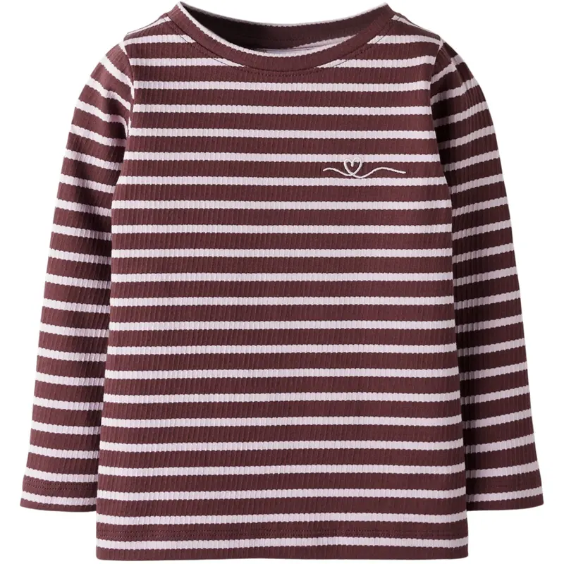 Name It Bleached Mauve Andorra Nmfkattie Ls Slim Top 1