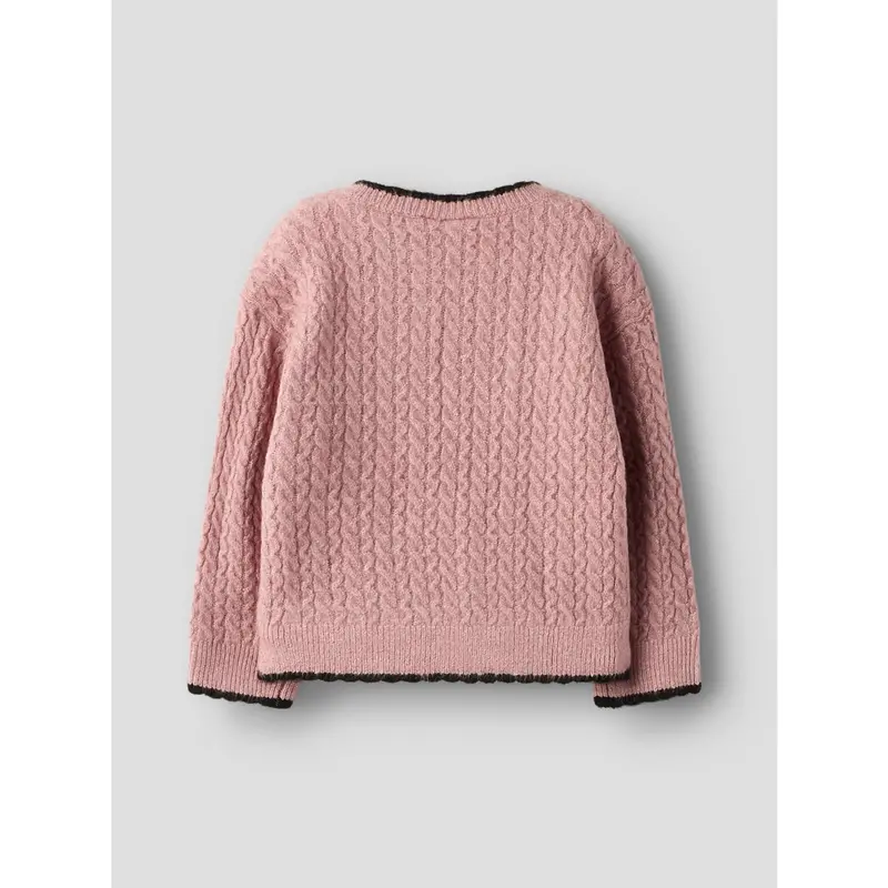 Name It Bleached Mauve Nmfkirsten Ls Strik 2