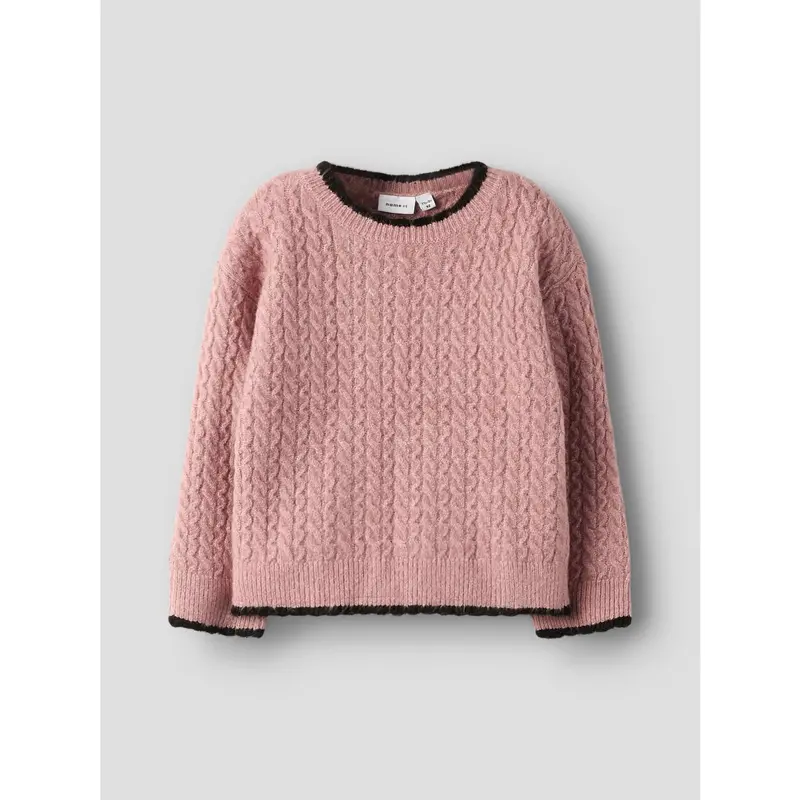 Name It Bleached Mauve Nmfkirsten Ls Strik 3