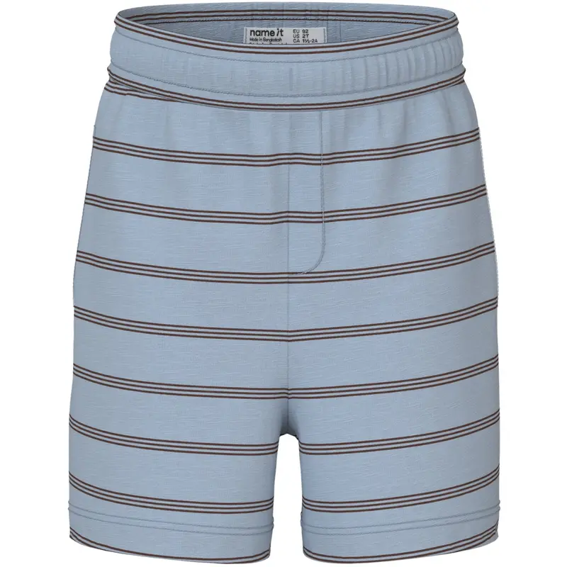 Name It Blue Fog Chestnut Nmmvoby Shorts 1
