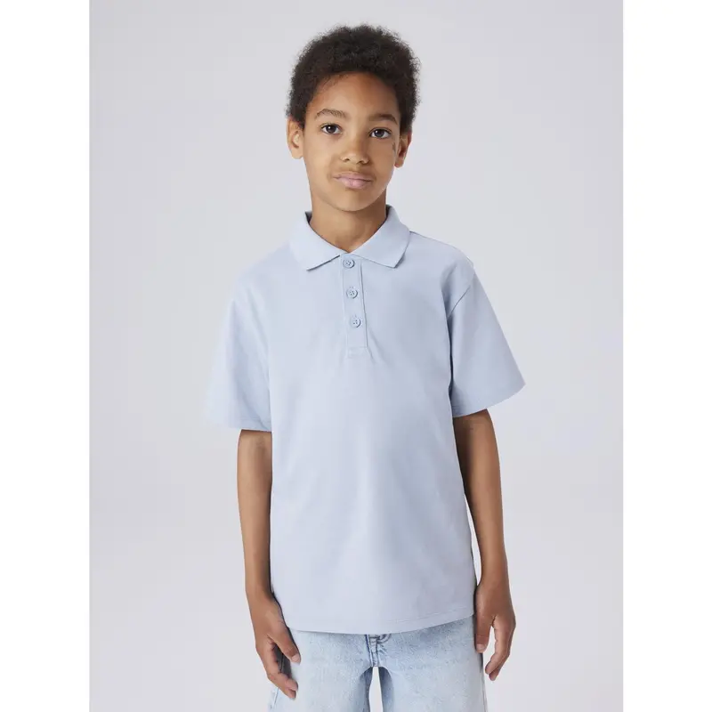Name It Blue Fog Nkmkally Ss Nreg Polo Noos 4