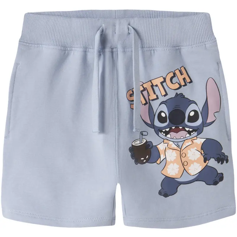 Name It Blue Fog Nmmal Stitch Nreg Long Sw Shorts Unb Wdi 1