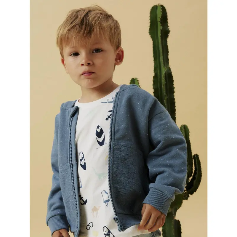 Name It Blue Mirage Jamie Regular Sweat Cardigan 3