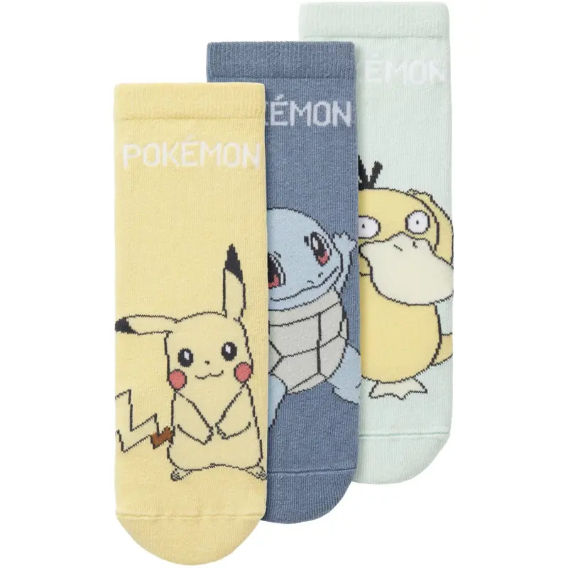 Name It Blue Mirage Marof Pokemon 3-Pak Strømper 1