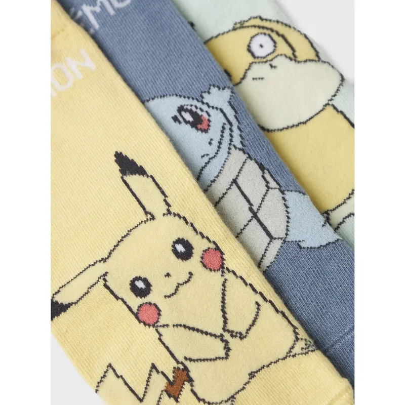 Name It Blue Mirage Marof Pokemon 3-Pak Strømper 2