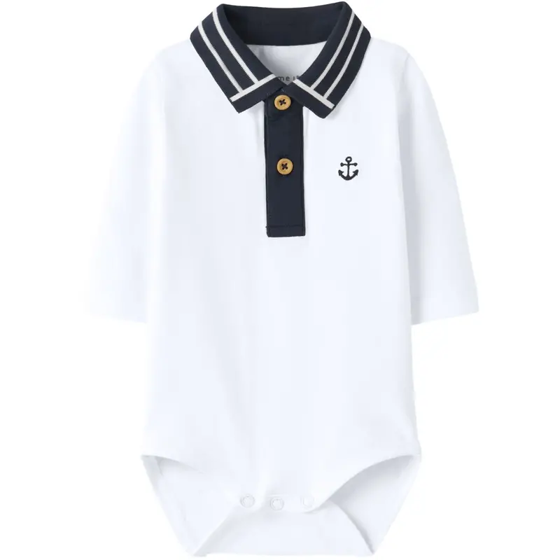 Name It Bright White Anchor Nbmflip Ls Polo Body 1