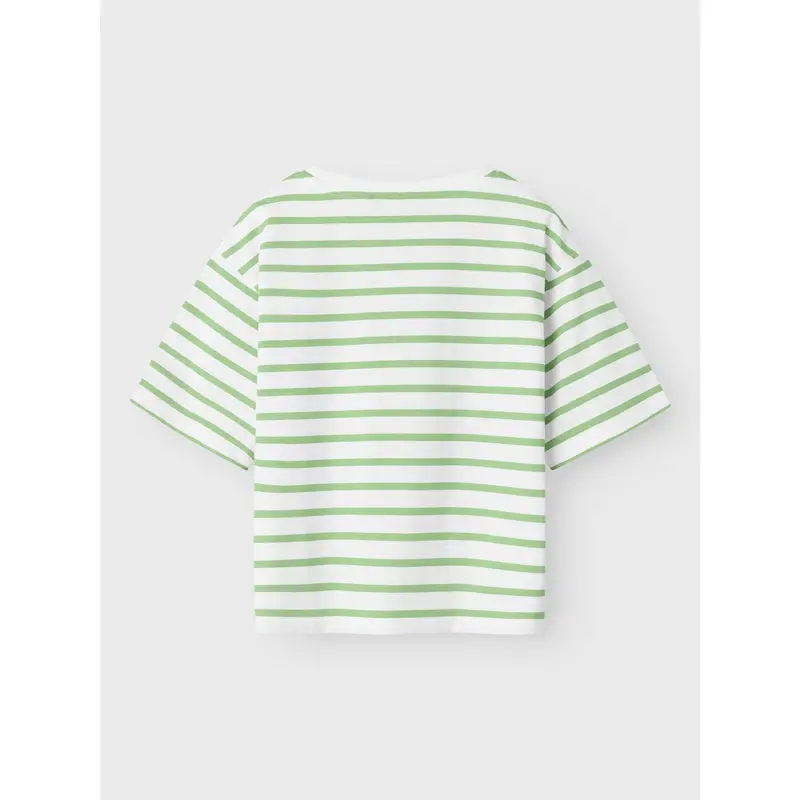 Name It Bright White Arcdian Green Nkfvitanni Ss Kort Rlx Top 3