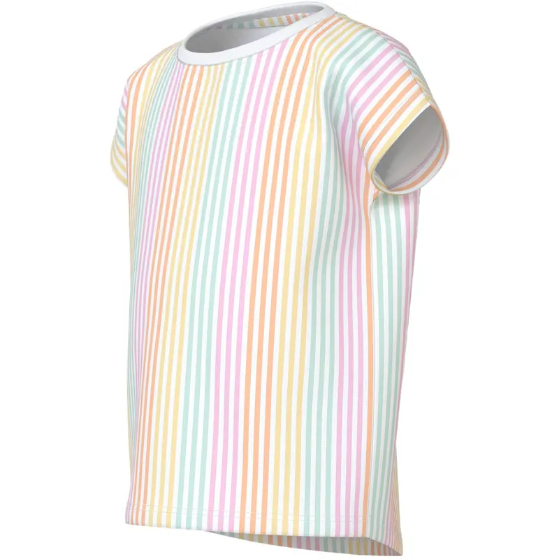 Name It Bright White Cool Stripe Nmfvigga Capsl Top 2