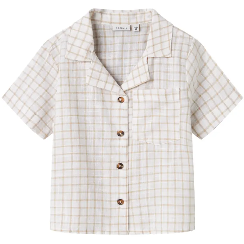 Name It Bright White Halom Regular Skjorte 1